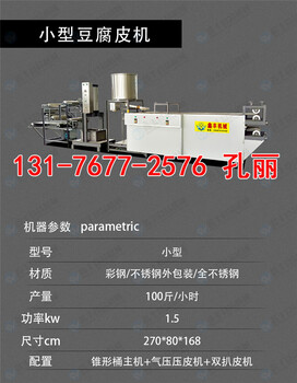 河南许昌销售豆腐皮豆腐皮机鑫丰老品牌厂家