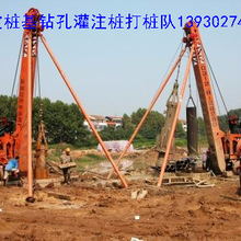 河北保定桩基工程公司,电力塔底座打桩施工,桥梁打桩施工队,图片