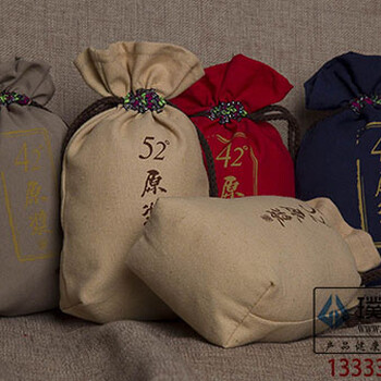 河南酒布袋厂家，布袋订制，束口酒布袋生产，质优