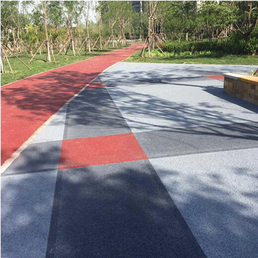 露天公共场所环保彩色透水路面施工·透水地坪铺装
