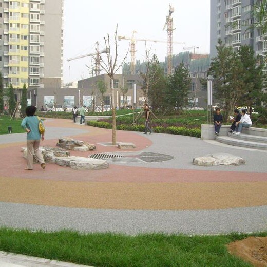 上海景琪地坪厂家彩色地坪市政园林地坪景观地坪施工