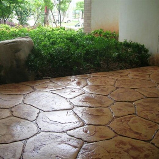 厂家直供杭州彩色透水耐磨地坪材料·园林艺术路面材料