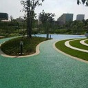 天然彩石露骨料透水地坪厂家·透水混凝土上海海绵城市建设
