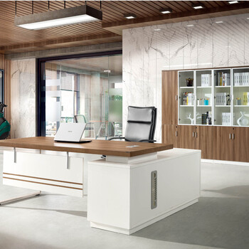 板式办公桌材质，环保班台尺寸与规格