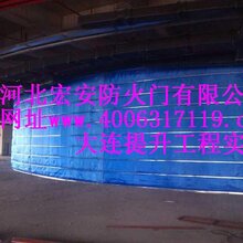 供应无机纤维布防火卷帘门最新报价。专业厂家质量有保证图片