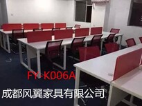 成都蓝格伴工家具设计定做铝合金隔断，屏风卡座，会议桌，老板桌椅，接待前台，洽谈桌，可送货安装图片4