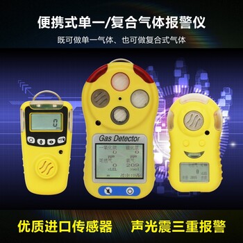 供应西安华凡复合式检测仪手持式便携式硫化氢气体一氧化碳报警器HFP-1201