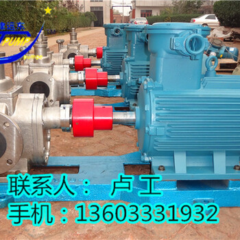 津远东YCB系列圆弧齿轮泵YCB-30/0.6不锈钢NMMO溶剂泵化工泵(天津远东泵业）