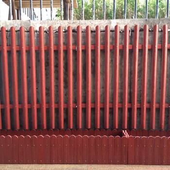 新疆塑木栏杆/乌鲁木齐户外栏杆耐腐蚀/华庭栏杆品质