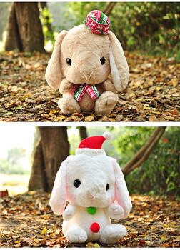 毛绒玩具可爱流氓兔公仔小白兔玩偶布娃娃抱枕生日礼物来图来样厂家定制