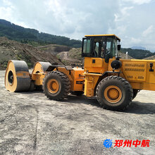 王益区冲击式压路机冲击压路机郑州中航冲击压路机出租市场报价图片