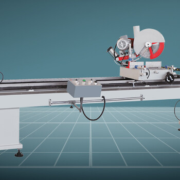塑料门窗设备双角锯床切割加工