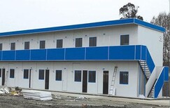 河北保定彩钢房搭建现场焊接式容城活动房图片4