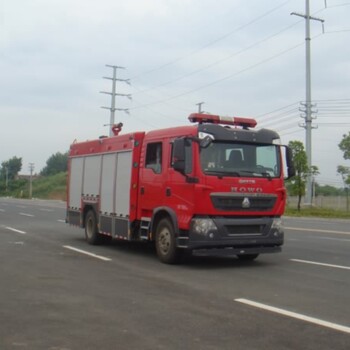 6方江特牌JDF5154GXFSG60型水罐消防车