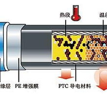DWL-JF2耐热性好山东化工企业防冻保温电伴热带维持化工管道安全图片