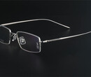 玉山眼镜钛金属框架品牌直销,绿森林商务眼镜私人订制图片