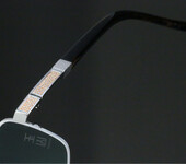 广州眼镜架OEM厂家，高端商务近视钛金属无极系列眼镜架OEM，玉山眼镜