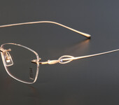 广州眼镜架专业贴牌厂家，高端钛金属眼镜架近视平视眼镜架贴牌玉山眼镜