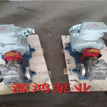 源鸿长期生产YCB15-0.6不锈钢圆弧齿轮泵，304材质圆弧泵