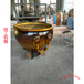 大型铜缸铸造厂家养荷花铸铜缸定制鎏金大铜缸