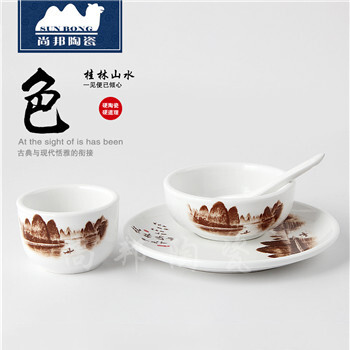 广东潮州尚邦陶瓷厂生产环保消毒餐具