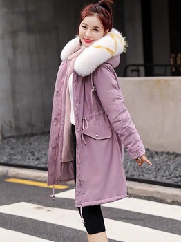 去广东哪里有价格便宜女装棉袄工厂服装货源冬季棉服批发