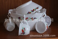 精品推荐塑料汤碗套装如意仿瓷碗家居汤碗组合家用仿瓷塑料碗