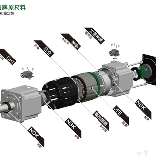 广州禾川伺服电机200W轴径14MM法兰盘60MM长度115.5MM扭力0.64图片3