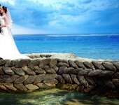 成都婚纱摄影喜联汇优佳影像海边拍婚纱照的姿势要怎么摆好看
