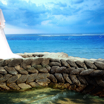成都婚纱摄影喜联汇优佳影像海边拍婚纱照的姿势要怎么摆好看