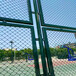 安平铄凯厂家生产篮球场勾花围网，足球场地勾花护栏，小区菱形防护网，工厂自产自销