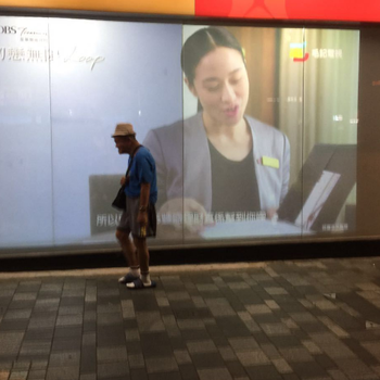 晋中橱窗投影广告