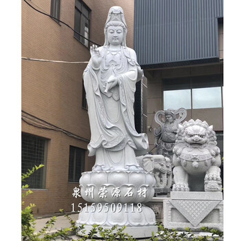 石雕寺廟園林雕刻——滴水觀音