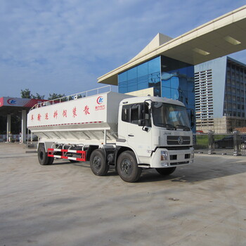 东风天锦30方散装饲料饲料车