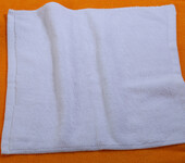 吸水方巾厂家直批酒店方巾白色定做加印LOGO酒店宾馆小方巾