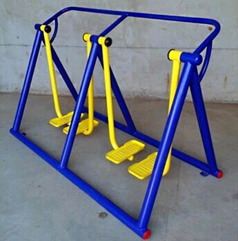 双人太空漫步机公园锻炼健身器材生产厂家
