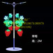 春节节日喜庆50灯银线灯串蓝色节日装饰灯铜线5米LED造型灯