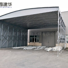 扬州折叠物流伸缩雨棚承重力强,活动伸缩雨棚价格图片