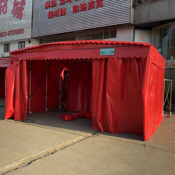 鑫建华伸缩雨棚定制安装,苏州大型排挡雨棚报价