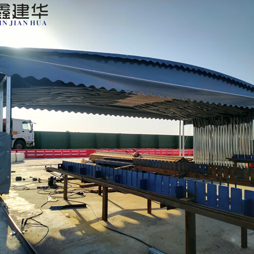 扬州大型电动雨棚定做,推拉雨棚厂家
