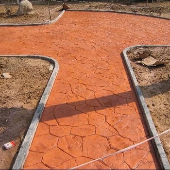 江西九江彩色艺术地坪水泥压花路面铺装的特性、特点