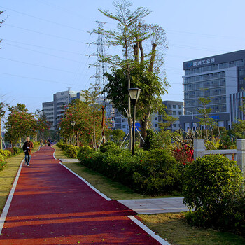 彩色透水路面，无砂透水路面，城市透水路面建设势在必行--安徽六安