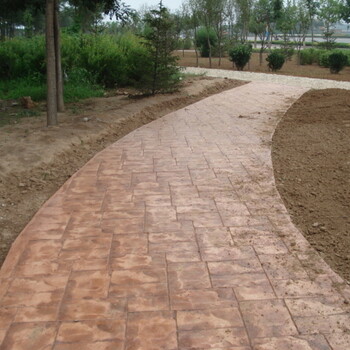 江西压印混凝土景德镇广场道路压印做法