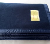 新款19消防毛毯1.52米2公斤铺床盖藏青色冬季保暖防潮蓝色毛毯