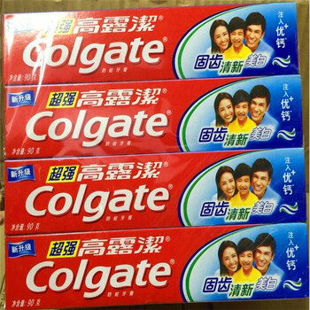 广州地摊牙膏批发高露洁牙膏生产厂家货源