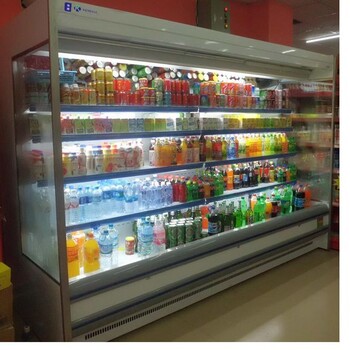 超市酸奶水果冷藏展示柜厂家定制