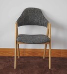 定做欧式椅子实木软包餐椅，时尚西餐厅咖啡厅水曲柳扶手椅子，工厂批发