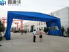武漢市蔡甸區移動折疊式雨棚倉儲推拉雨蓬可上門安裝
