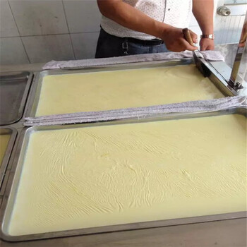 手工油皮机生产腐竹的设备小型豆油皮厂家酒店增加客流量