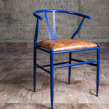 深圳众美德厂家定制做旧咖啡厅椅子火锅椅子餐厅餐椅来图定制！